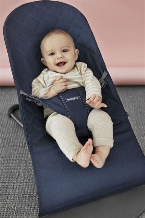 Babybjorn Bouncer Bliss Cotton Midnight Blue Rockers And Bouncers