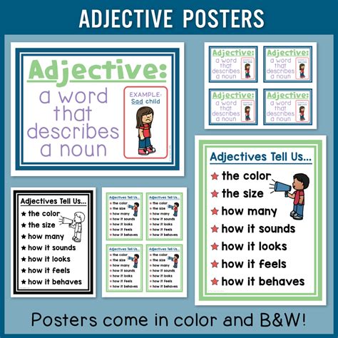 Awesome Adjectives Packet The Teacher Wife