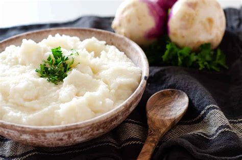 Delicious Creamy Mashed Turnips Paleo Scaleo