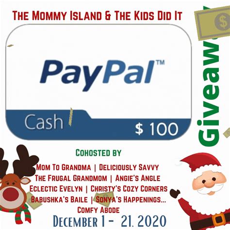 100 Paypal Cash Giveaway The Frugal Grandmom