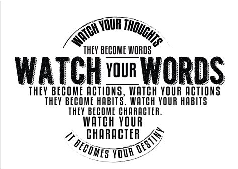 Watch Your Thoughts They Become Words Gráfico Por Baraeiji · Creative