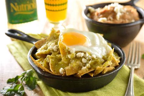 Chilaquiles Verdes Con Huevo Estrellado Nutrioli