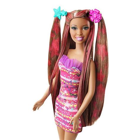 Muñeca Barbie Hairtastic Color And Design Salon X2346 Barbiepedia