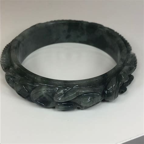 Jade Jewelry Jade Dragon Bangle Natural Poshmark