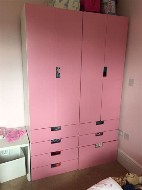 Ikea malm chest of 6 drawers 80x123cm whit. Ikea STUVA Kids wardrobe | in Fetcham, Surrey | Gumtree