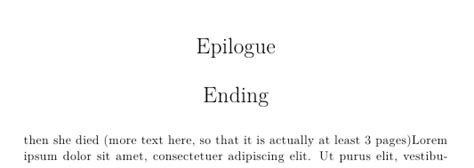 Epilogue An Epilogue Is A Passage Or Speech Which Is Added To The End