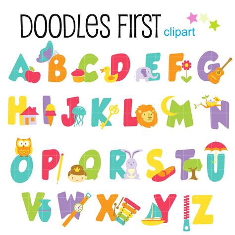 Alphabets With Pictures Clipart Clip Art Library