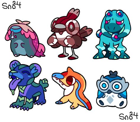 My First Fakemon Starters Rfakemon