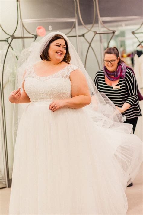 Plus Size Wedding Dress Shopping With David S Bridal Wedding Dress