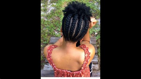 This is good advice for all natural hairstyles because the smooth fabric hair braids for men can require long hair. Natural Hair| Braided Updo short/medium Length - YouTube