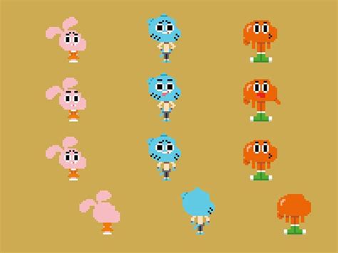 The Amazing World Of Gumball Sprites The Amazing World Of Gumball
