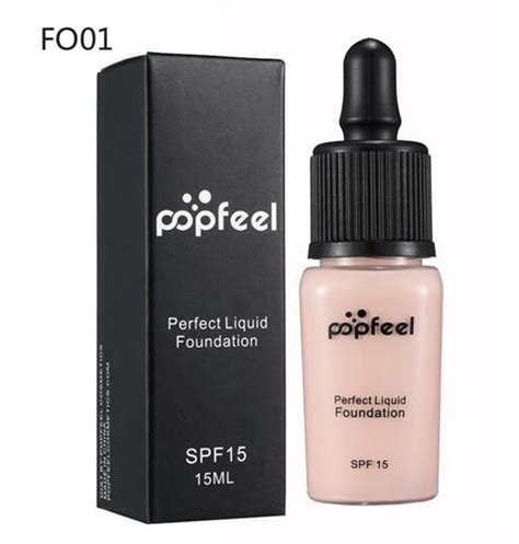 PopFeel Liquid Foundation Concealer - FO01 - Colour Zone ...