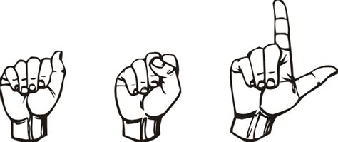 Download American Sign Language Asl clip art (107866) Free SVG ...