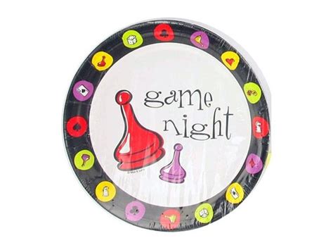 Wholesale Game Night Plates Dollardays