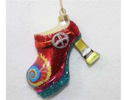 Christmas Tree Glass Shoe Ornaments Its Christmas Time