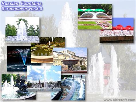 Sreenshot Russian Fountains Screensaver 30 Russian Fountains