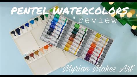 Pentel Watercolor Review Youtube