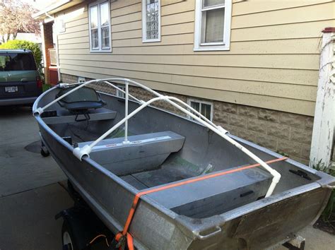Similar to carports, metal rv covers are an economical way to shield your recreational vehicles from the elements. Fourtitude.com - DIY: Boat Cover (or tarp) Support | Boat covers, Diy boat, Boat storage