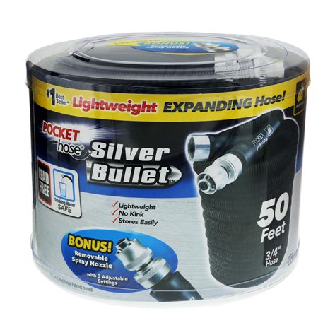 As Seen On Tv Pocket Hose Silver Bullet 50 Feet Shop Hoses And Watering