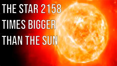 The Biggest Star In The Universe Stephenson 2 18 Youtube