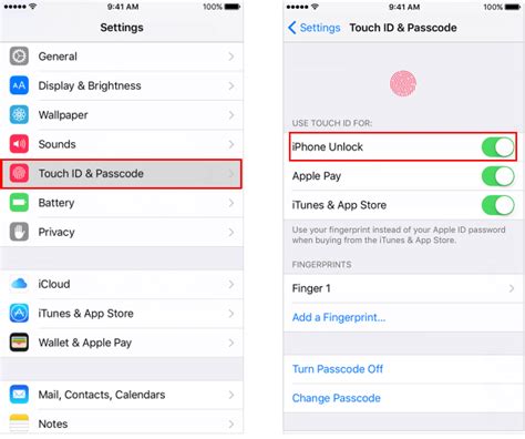 How To Use Touch Id To Unlock The Iphoneipad