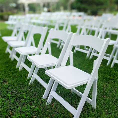 White Resin Folding Wedding Setup Garden 132909092 Big 