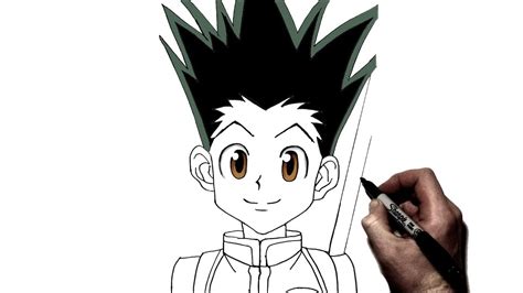 How To Draw Gon Freeccs Step By Step Hunter X Hunter