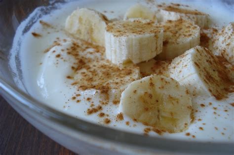 Yogurt Banana And Cinnamon — Real Food Tastes Good