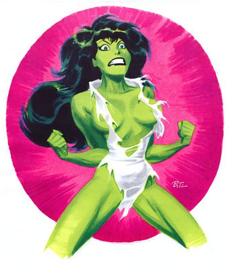 Rule 34 1girls Bruce Timm Female Female Only Green Skin Marvel She Hulk Solo 524670