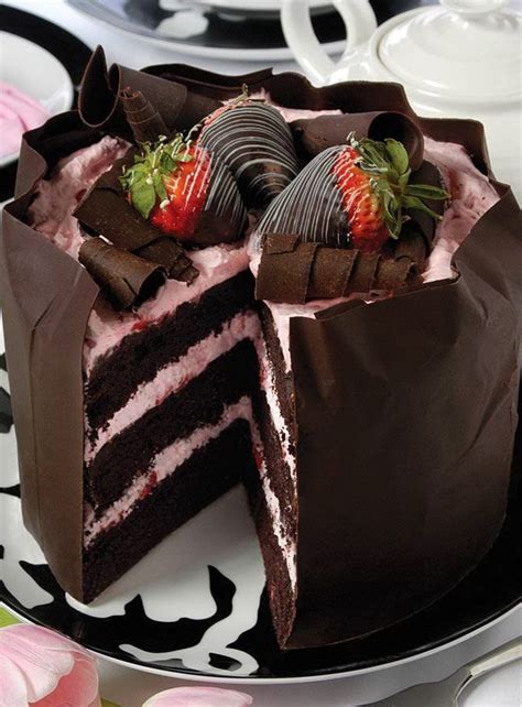 The batter is scented with lemon zest, vanilla and almond extract which all work so nicely with the egg whites add structure to the cake, allowing it to rise nice and tall in the baking pan without flowing over the edges. Strawberry Chocolate Mousse Cake | Boy Meets Bowl