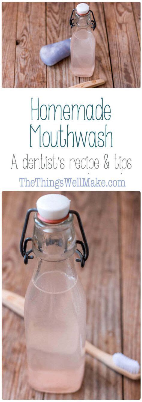 Diy Homemade Mouthwash Recipe Homemade Mouthwash Mouthwash Diy
