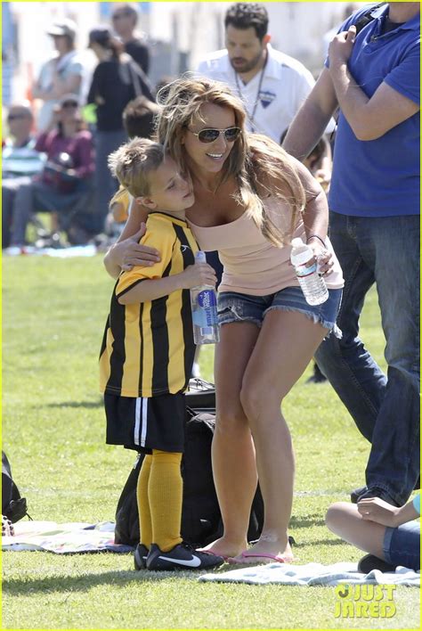 Britney Spears Proud Soccer Mom Photo 2832392 Britney Spears