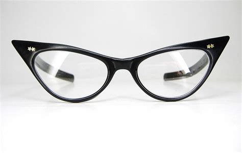 Extreme Black Pointy Cats Eye Eyewear Vintage Cat Eye Glasses Retro Cat Eye Glasses Pointy