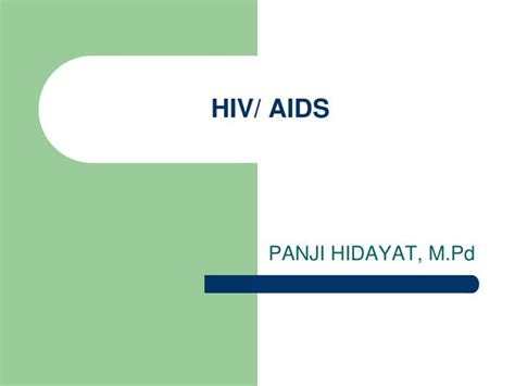 Ppt Hiv Aids Powerpoint Presentation Free Download Id4670812