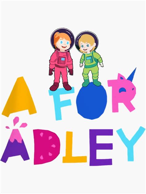 A For Adley Sticker For Sale By Candybowsuk Redbubble