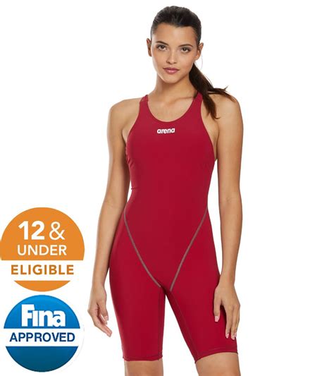 Arena Powerskin St Womens One Piece Open Back Racing Swimsuit