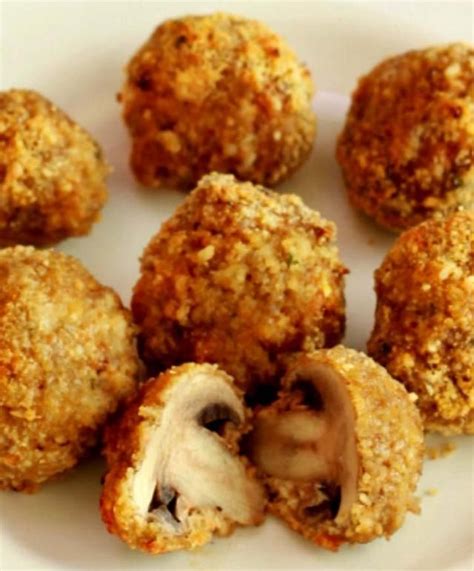 Crazy Good Grain Free Breaded and Oven Fried Garlic Mushrooms | Fries ...