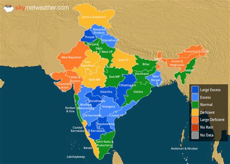 Map Of India Rain Maps Of The World