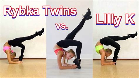 Extreme Yoga Challenge In Heels Ft Rybka Twins Vs Lilly K