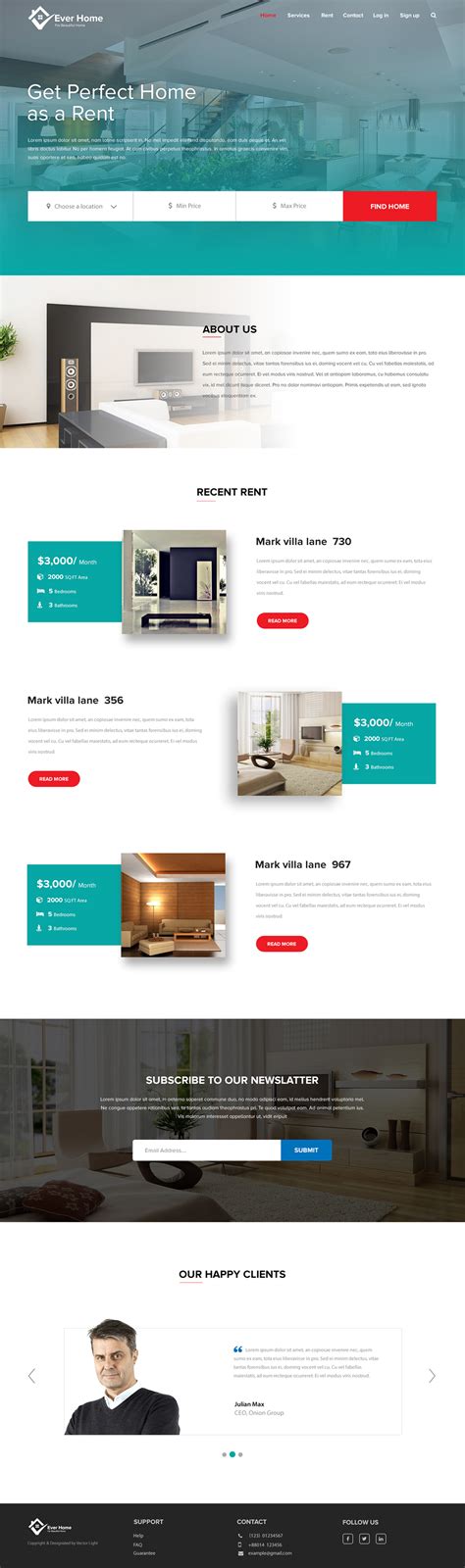 Ever Home Website On Behance