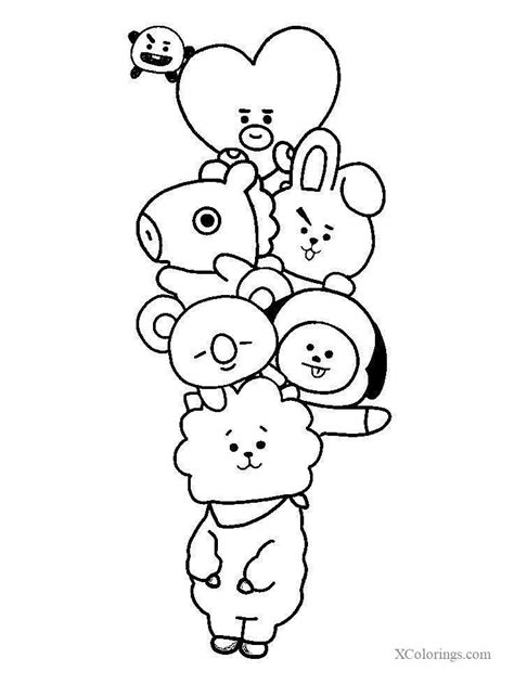Image Result For Bt Coloring Pages V In Bts Bts Drawings Sexiz Pix
