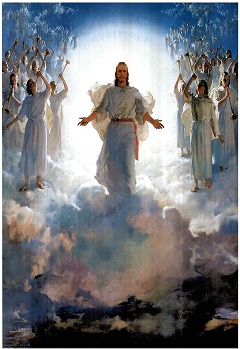 Second Coming Of Jesus Christ Art Print Poster Quality 13