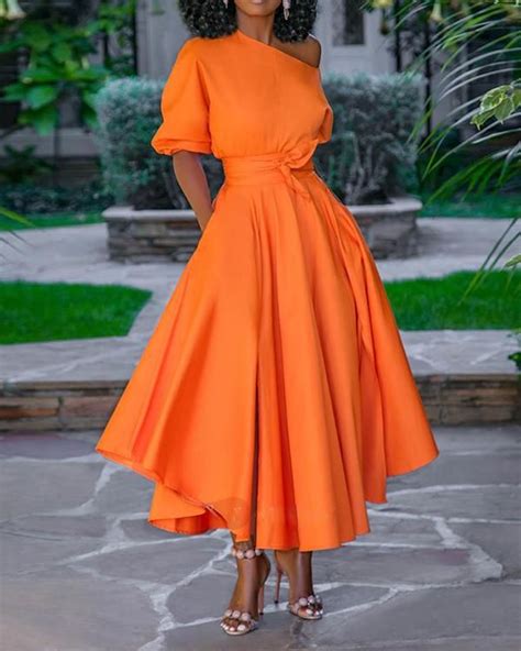 Asymmetric A Line Elegant Maxi Dress In 2020 Womens Maxi Dresses