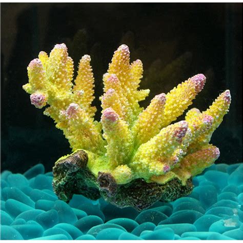 New Resin Artificial Coral Aquarium Decoration Rock Fish Tank Coral