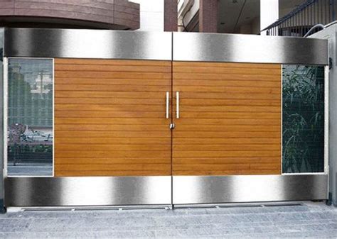 Simple gate designs for small houses create a perfect balance between sturdiness and privacy. modern boundary wall designs with gate - Google Search ...