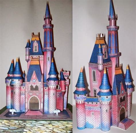 Vintage Disney Cinderella Castle Paper Model