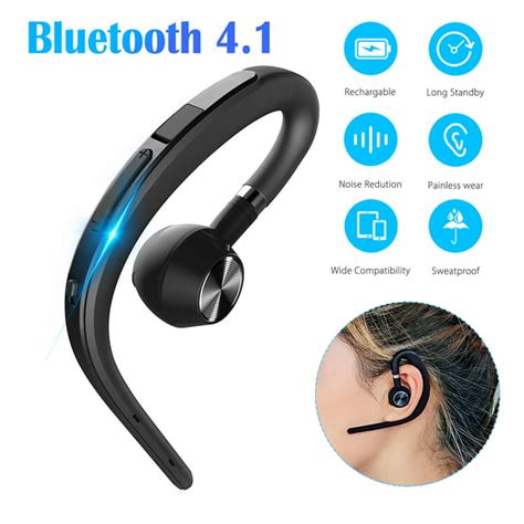 Bluetooth Headset Eeekit Wireless Bluetooth 4 1 Earpiece Headphones Earphones Ear Hooks With