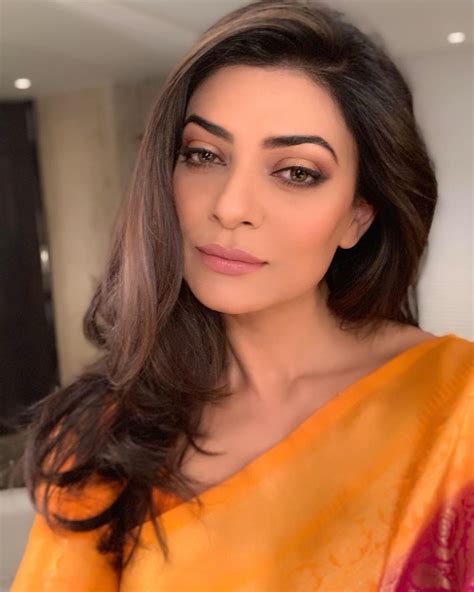 sushmita sen looks red hot in her new look as she celebrates the auspicious shubho mahalaya
