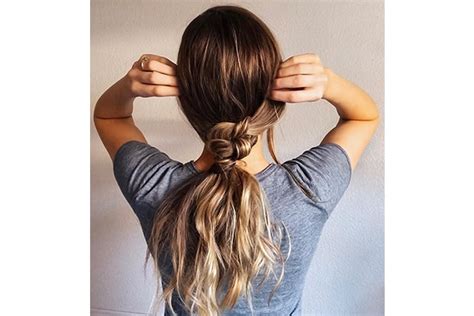 How To Do A Knotted Ponytail Be Beautiful India