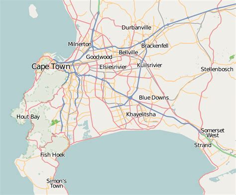 As you will see on the cape town map (s) below that cape town is to be found right up north on the cape peninsula, in the south western corner of the western province in south africa. A traveller's guide to Cape Town, South Africa ...